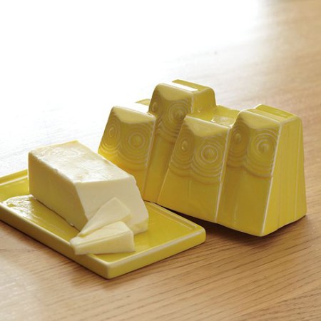 Owl Butter Dish