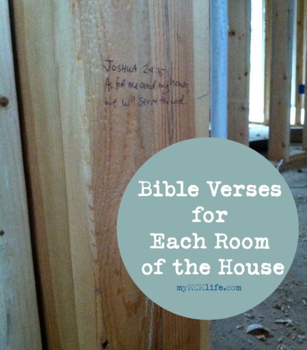Strong Foundations: Bible Verses for Each Room of the House from myMCMlife.com