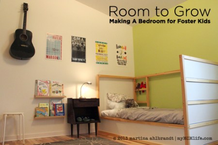 Room to Grow: Making a Bedroom for Foster Kids - myMCMlife.com