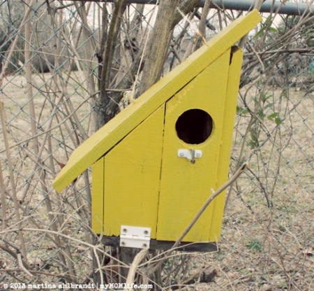 Mid-Century Modern Birdhouse - myMCMlife.com