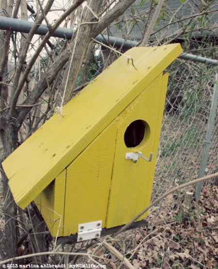 Mid-Century Modern Birdhouse - myMCMlife.com